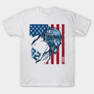 Jonathan Quick Los Angles Sketch USA T-Shirt